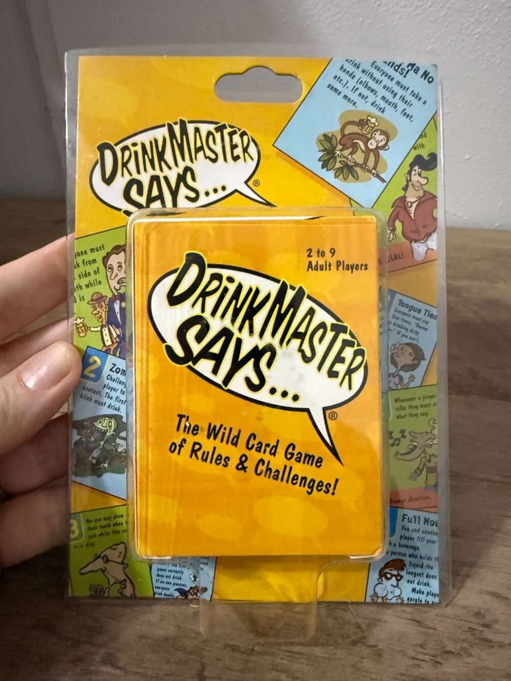 NWOT DrinkMaster Says Wild Card Party Game 🧡